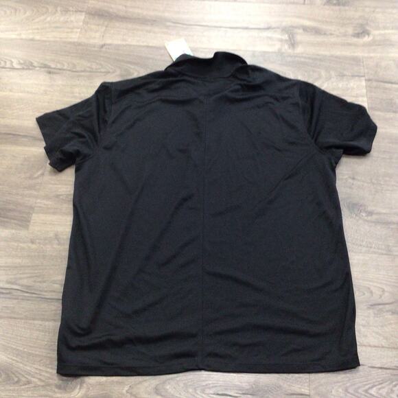 Nike Mens DriFit Golf Polo Black White Chest Logo Lightweight Size XL - Picture 4 of 6